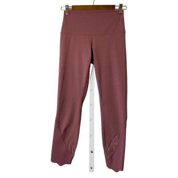 Lululemon Wunder Under Crop Luxtreme High Rise Roll Down Waist sz‎ 6